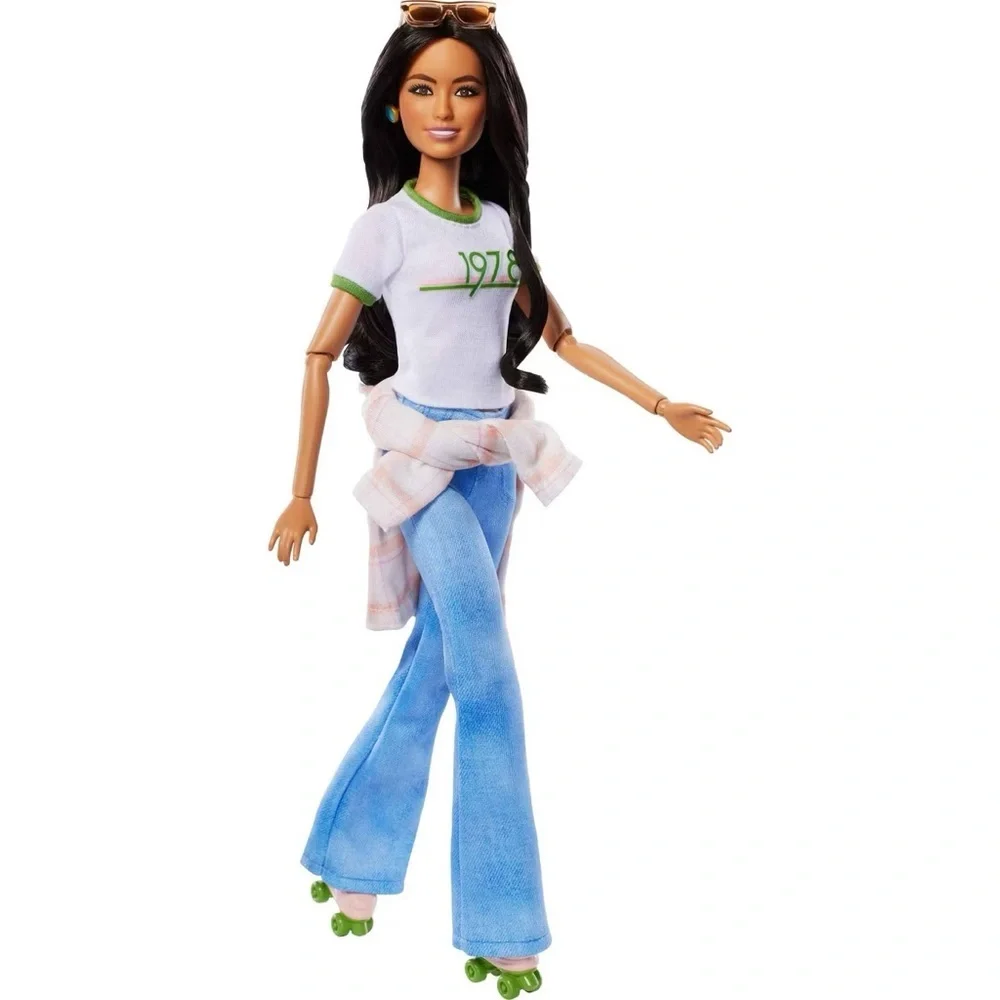 Joanna Gaines Barbie Doll in Jeans & Top with Roller Skates Magnolia Target